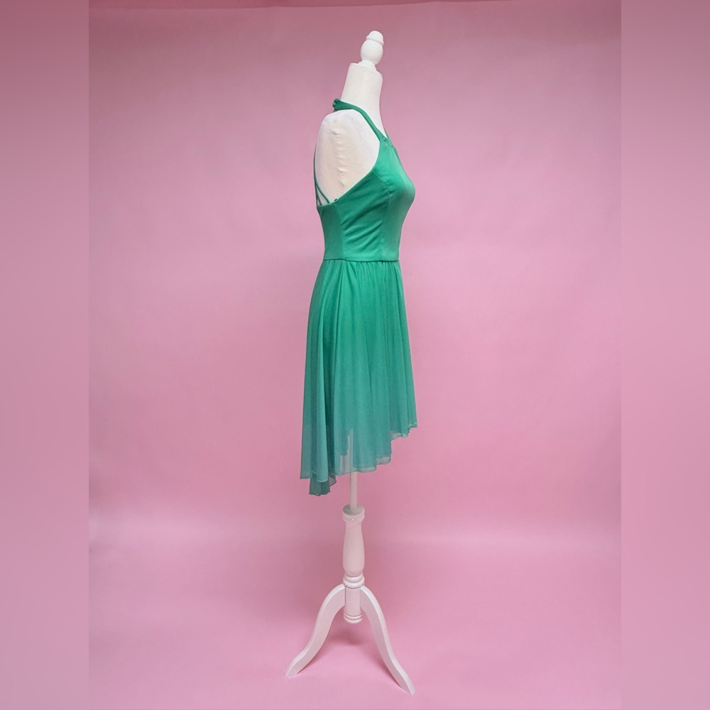 Josh &Jazz Emerald Green Halter Dress - Picture 9 of 10